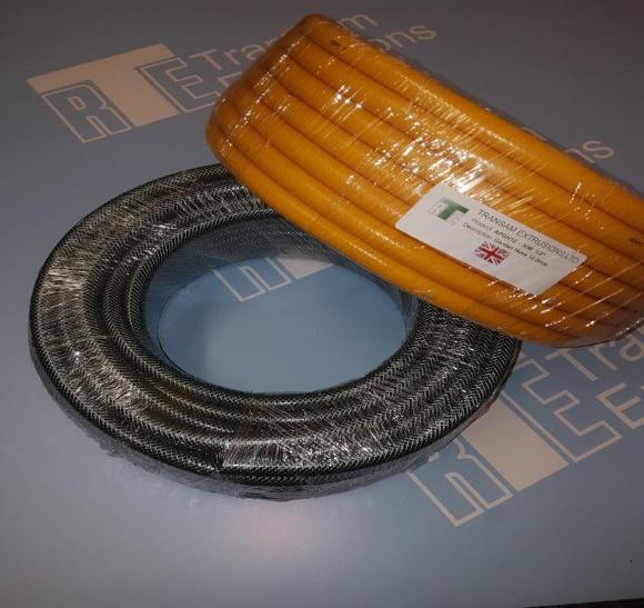 Garden Water Hose Pipe (Flexible) PVC Yellow 30m Coils. UK Manufactured